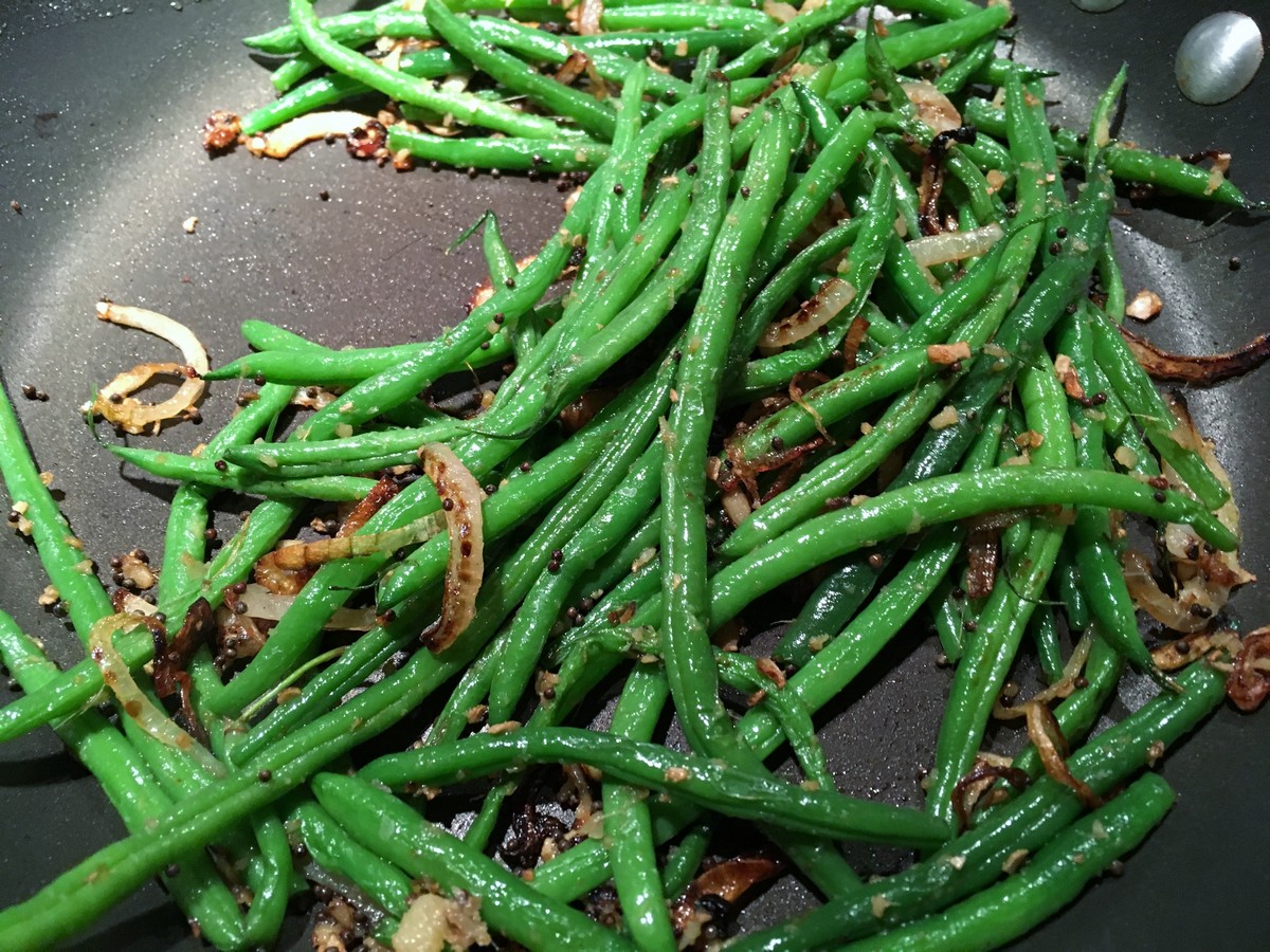 Indian Inspired Green Beans The Accidental Locavore   Accidental Locavore Indian Green Beans 1 