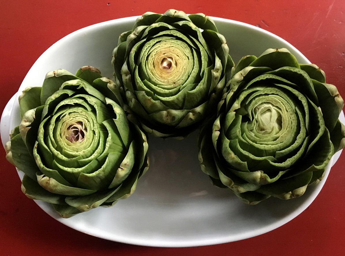 Roasted Artichokes - The Accidental Locavore