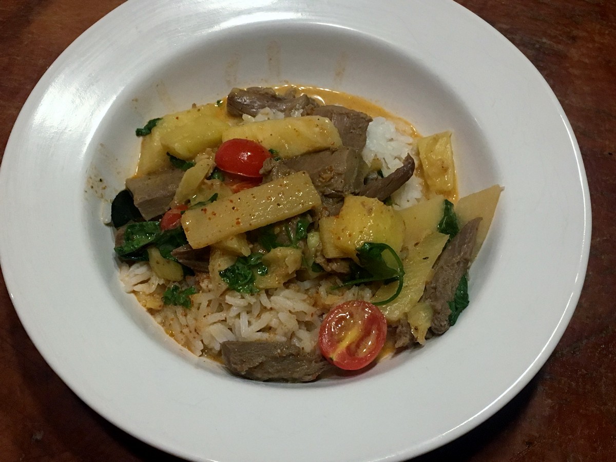 Thai duck curry with sales pineapple