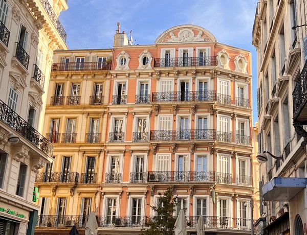 Accidental Locavore Pink Building Marseille - The Accidental Locavore